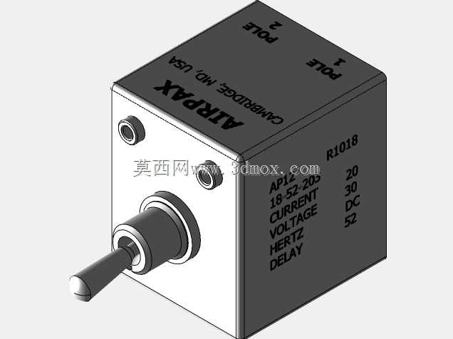 两极AP12拨动式断路器
