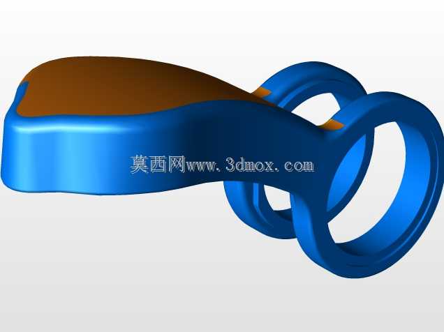 吸管瓶的翻盖部分-三维CAD模型-Parasolid文件