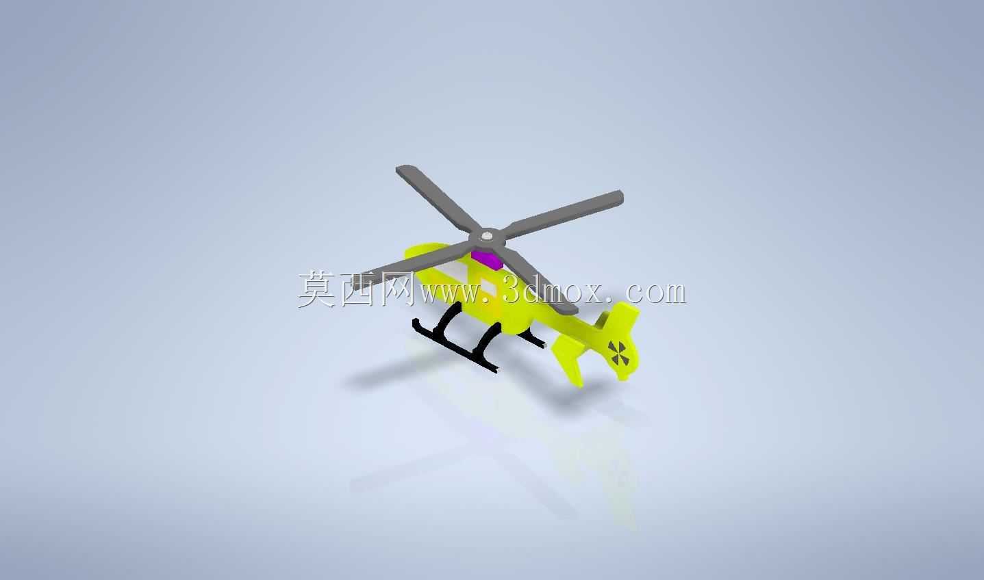 木制ADAC空中客车直升机模型,用于自己动手(简单)