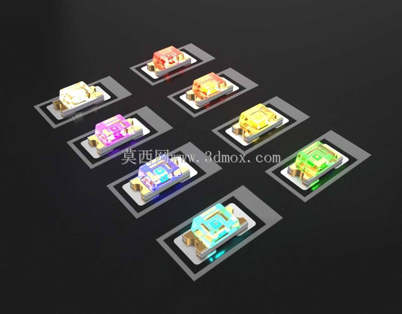 0603 LED 8色组装