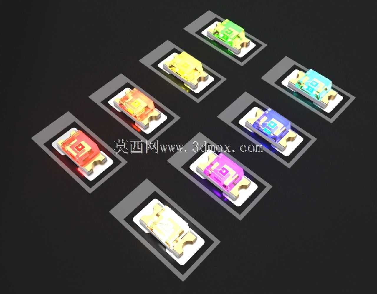 0603 LED 8色组装