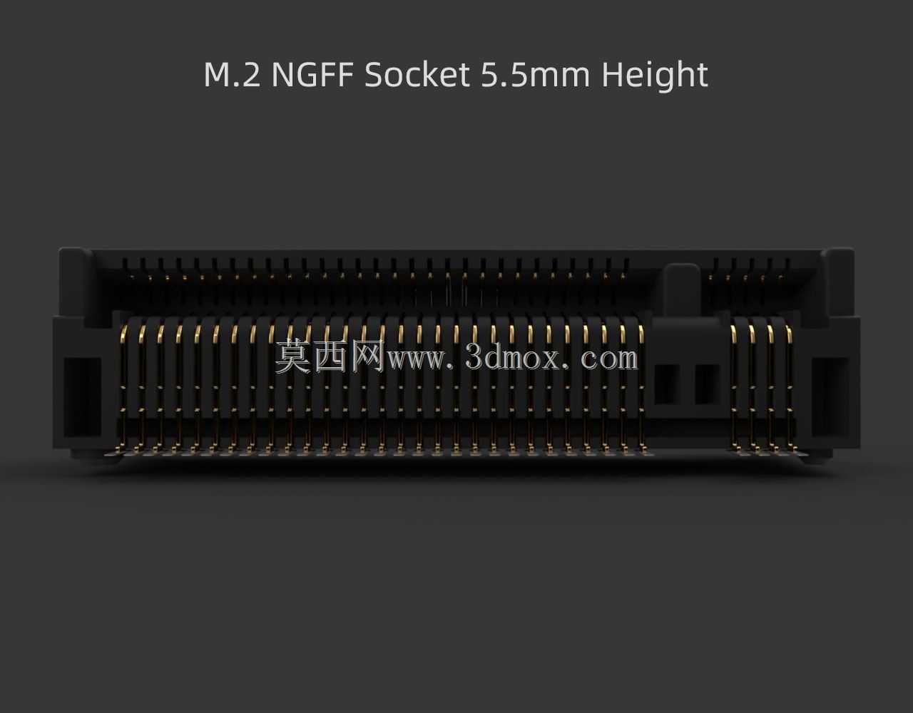 M.2 NGFF插座5.5毫米高