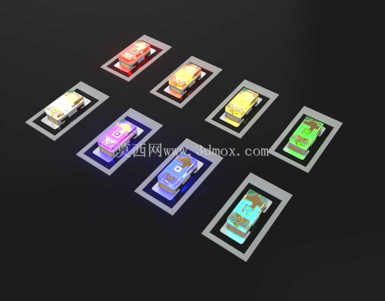 0402 LED 8色组装