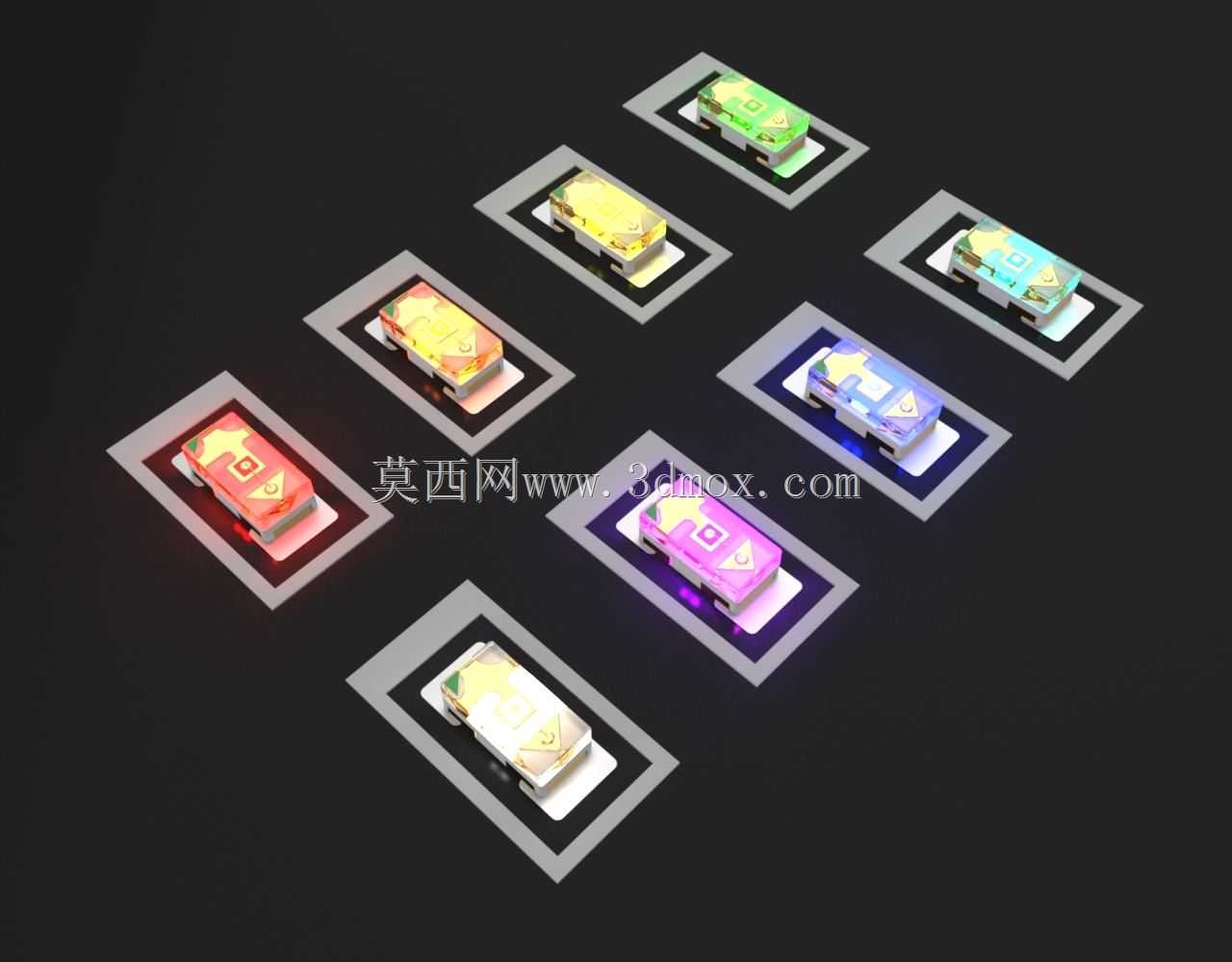 0402 LED 8色组装