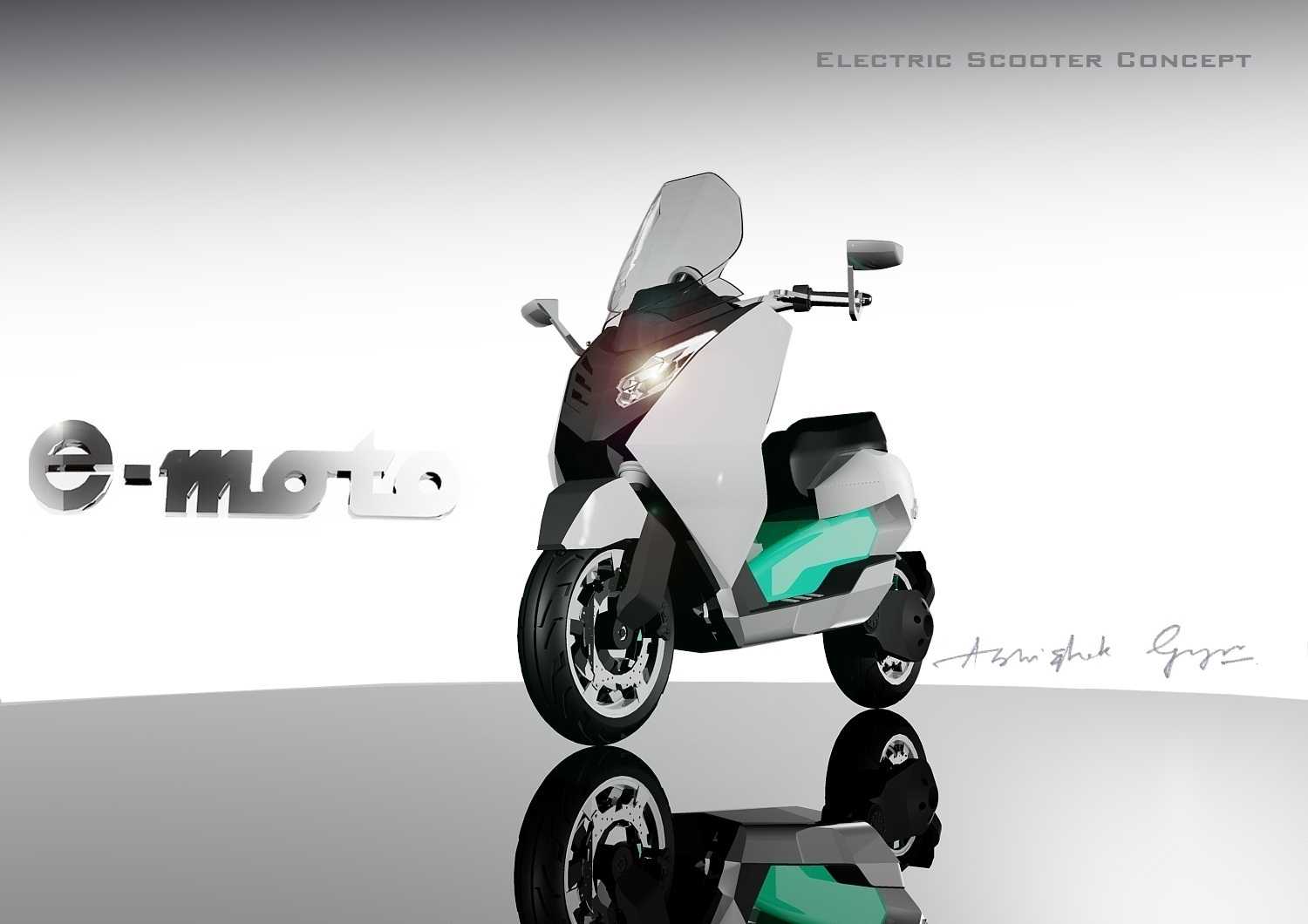 \“e-moto:女士的踏板车”