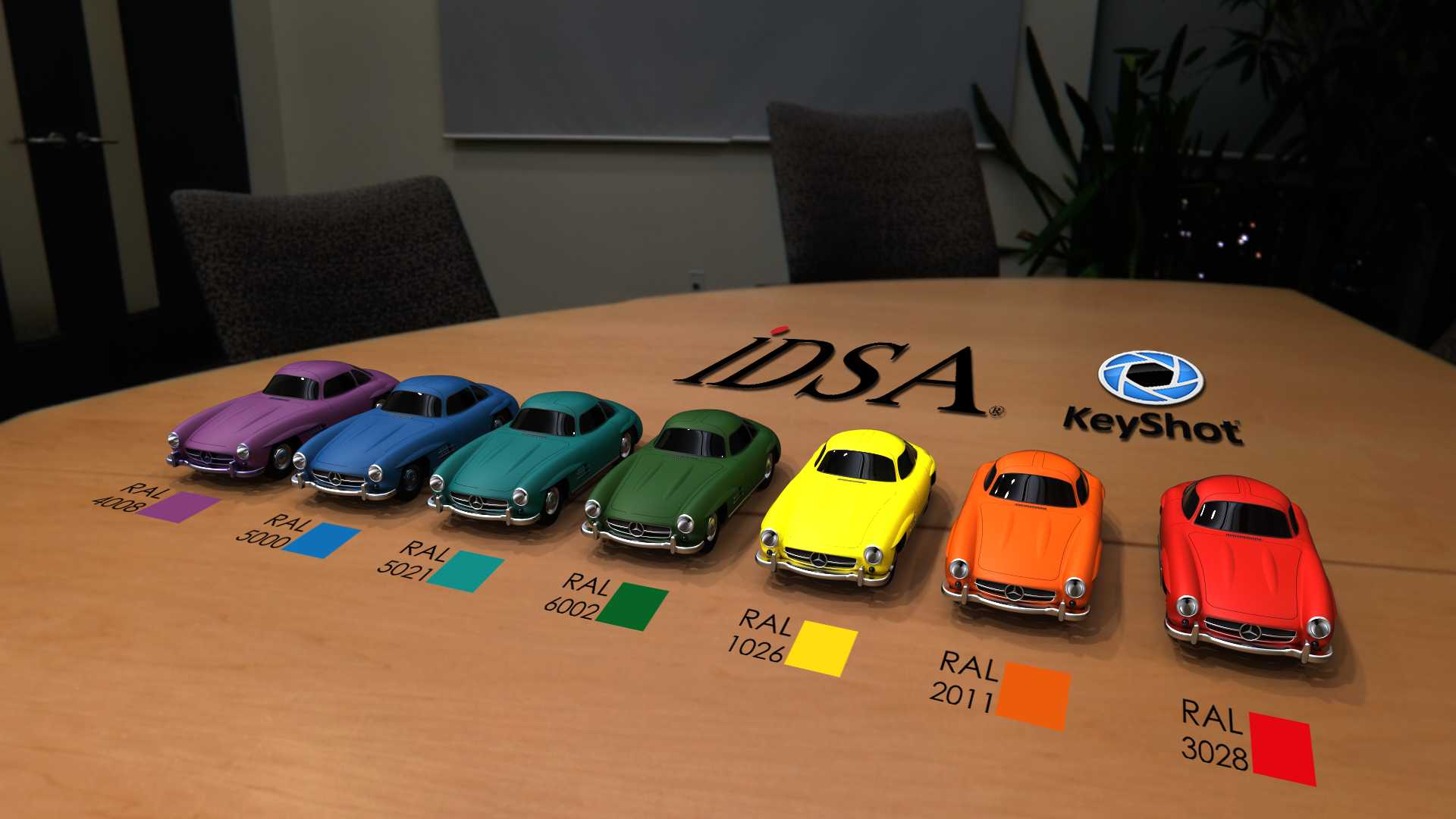 IDSA Keyshot��ս-��ʵ��ɫ����