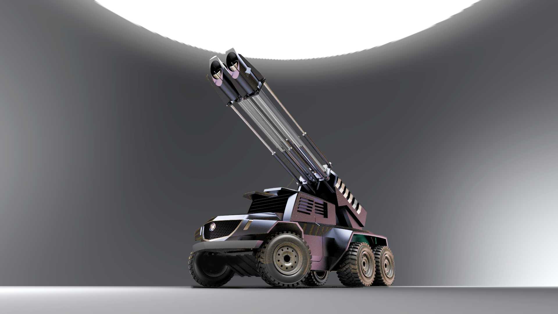 凯迪拉克6x6概念车