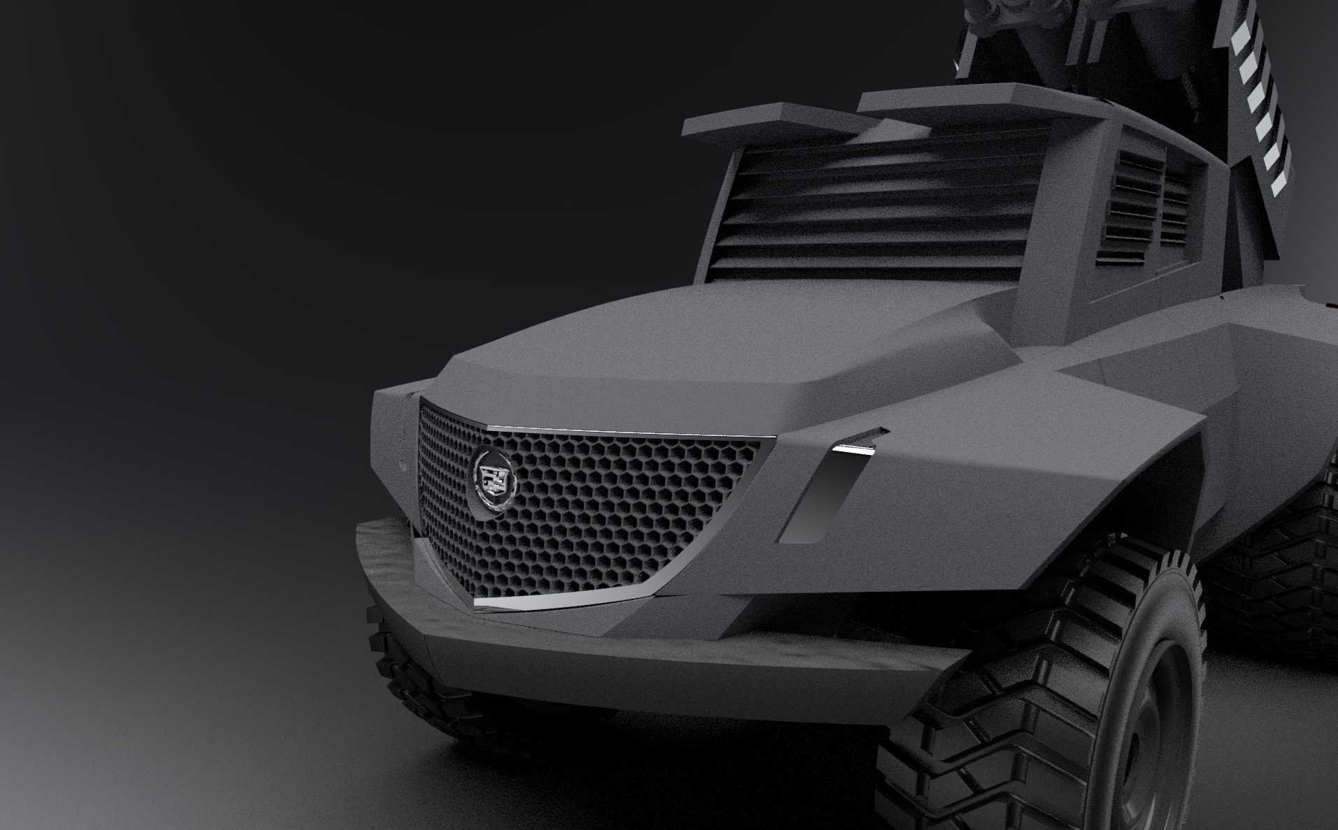 凯迪拉克6x6概念车