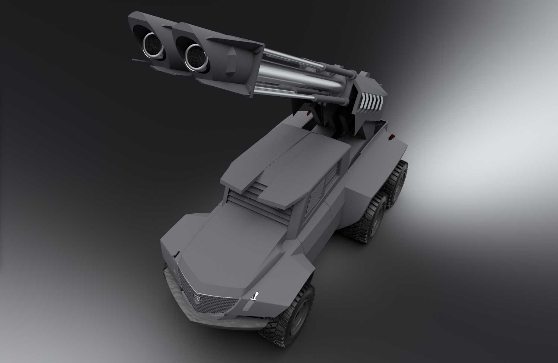 凯迪拉克6x6概念车