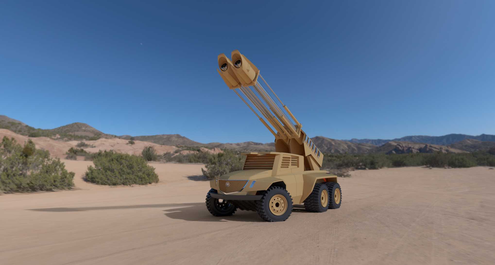 凯迪拉克6x6概念车