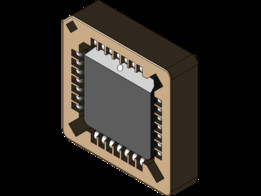 PLCC插座SMT型上的PLCC28 IC
