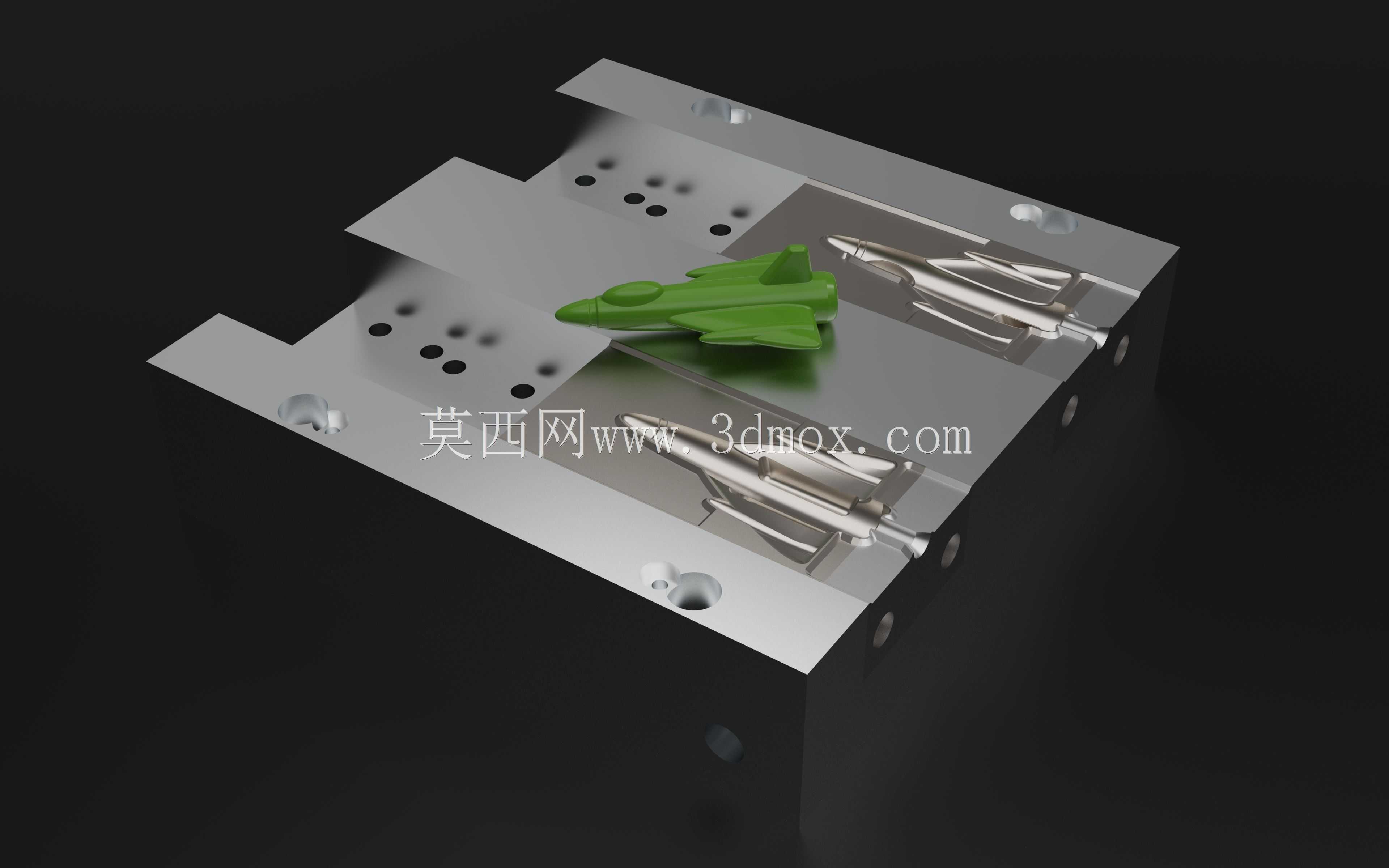 小型战斗机吹塑玩具