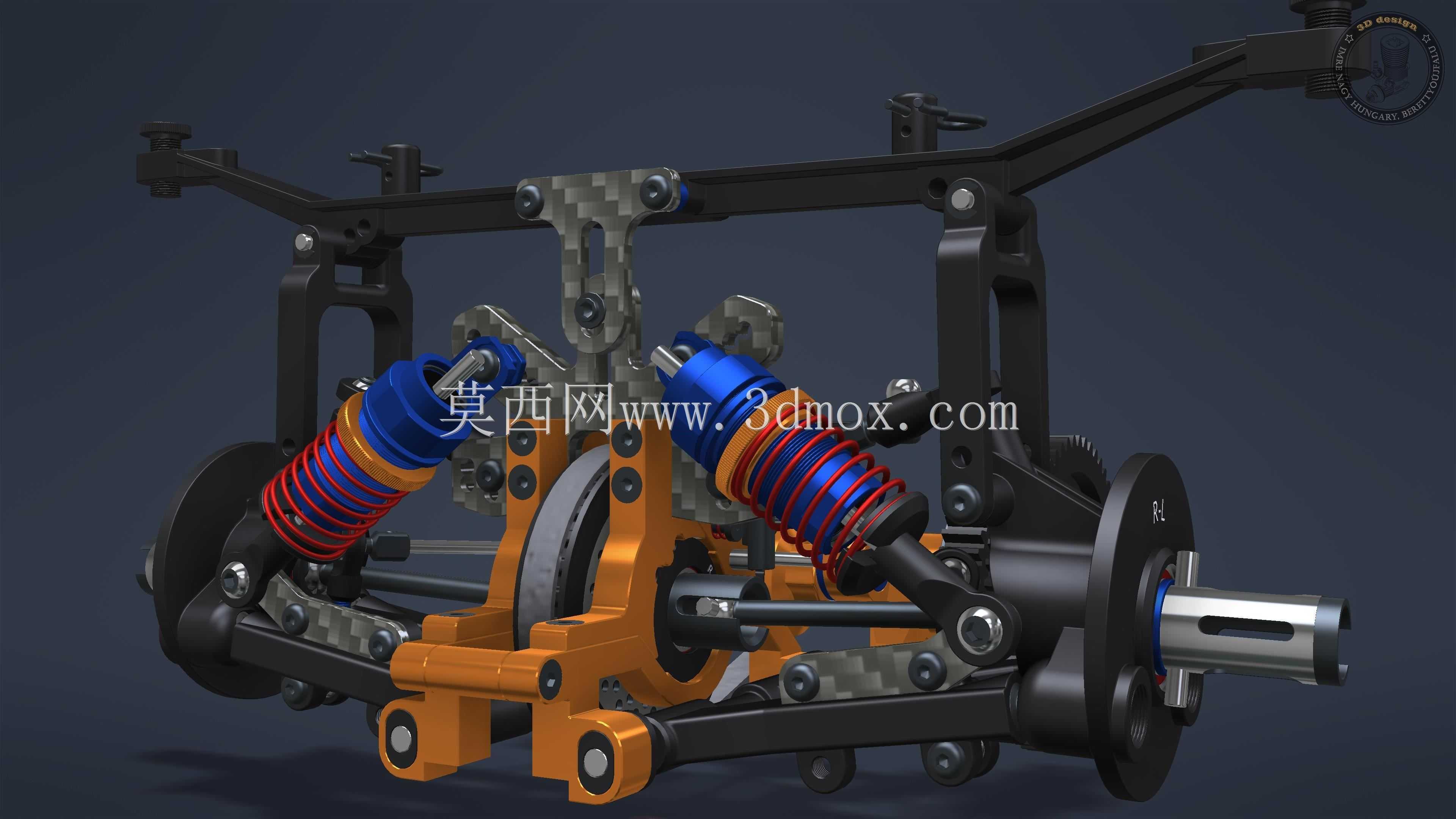RC车1:8后悬架