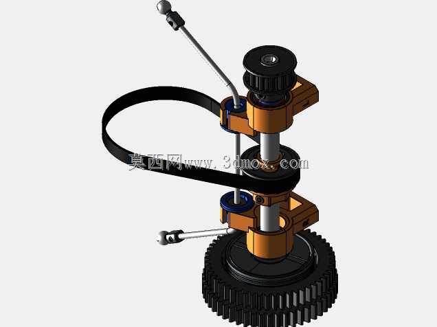 RC车1:8双速变速箱