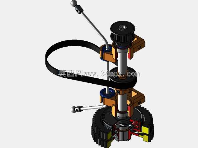 RC车1:8双速变速箱