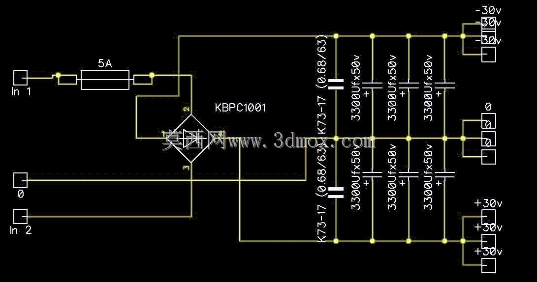��ֱ������ת����-30 V��+30 V������Ƶ�Ŵ�����
