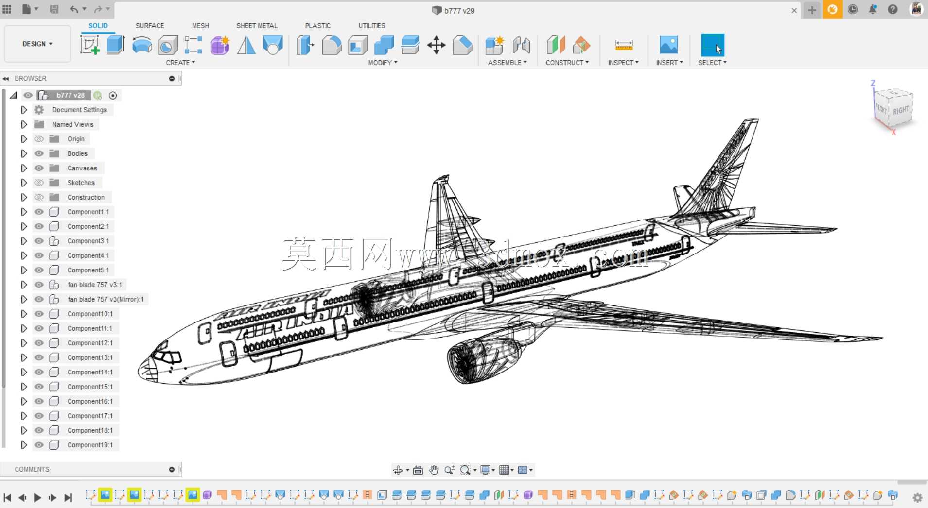 波音777-300 ER印度航空公司