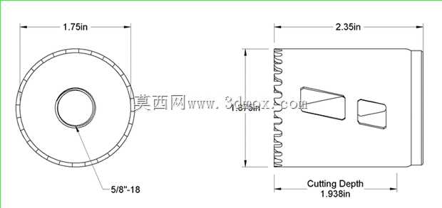1-7/8“孔锯