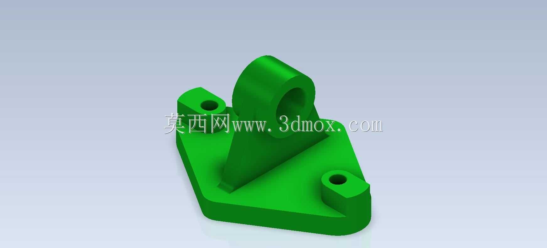 Studycadcam 3D CAD练习395/轴承支架/Autodesk Inventor Pro