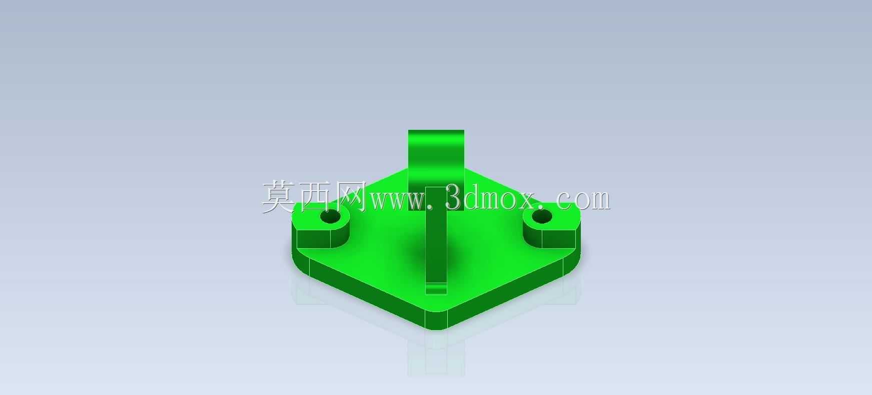 Studycadcam 3D CAD练习395/轴承支架/Autodesk Inventor Pro