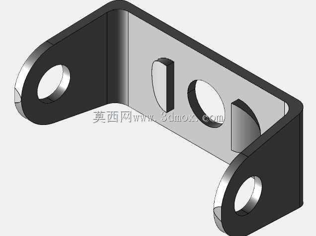 弯曲钢支架