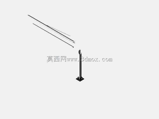汽车限高杆总成。
