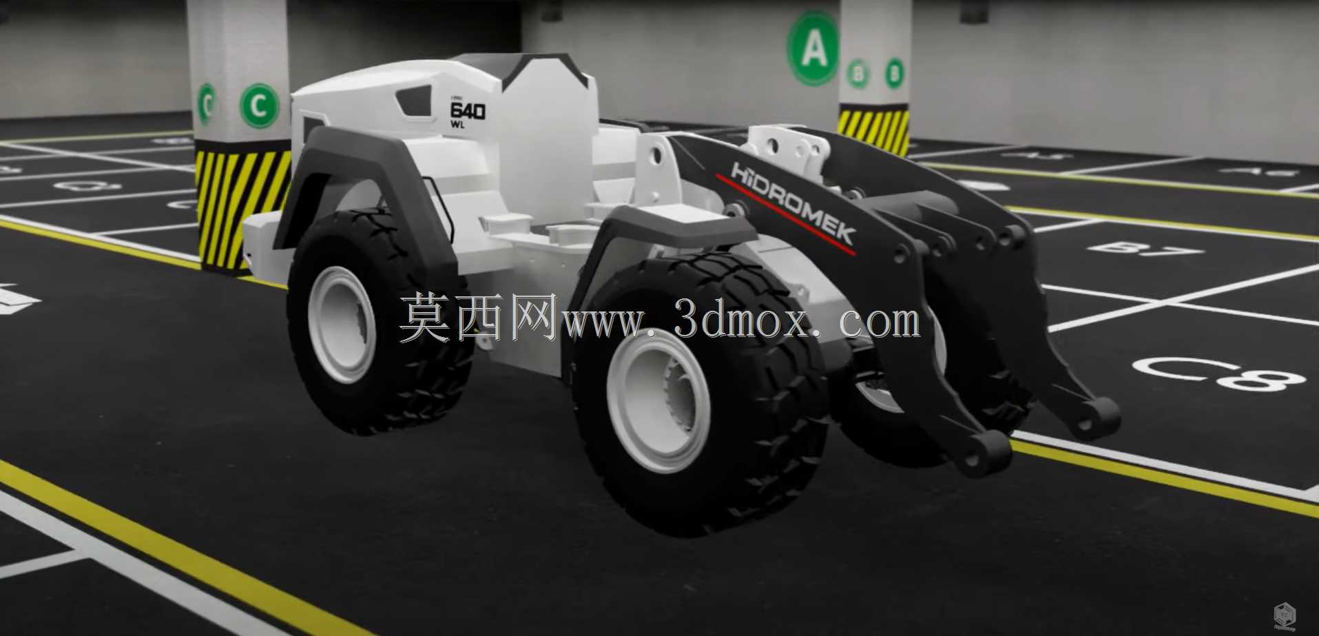 Hidromek 640 Design/HMK 640��ʽװ�ػ�/��֬��ӡ/Rc����/3D��ӡ/Solidworks