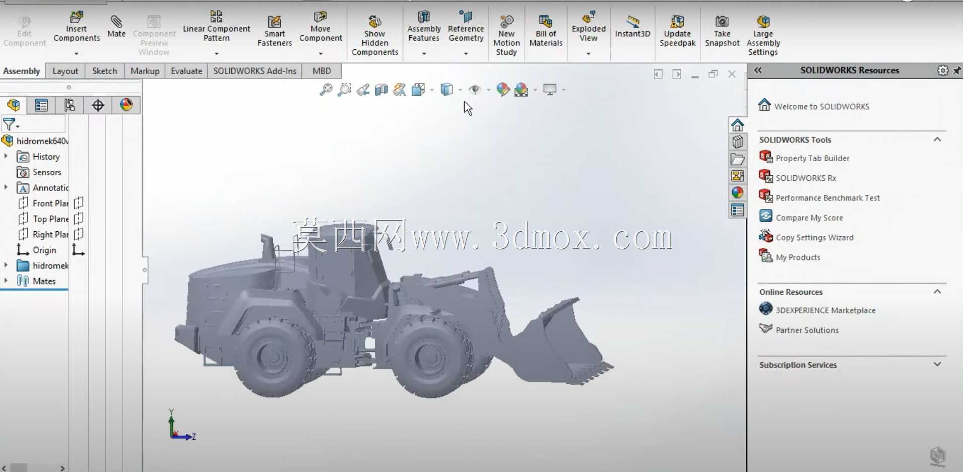 Hidromek 640 Design/HMK 640��ʽװ�ػ�/��֬��ӡ/Rc����/3D��ӡ/Solidworks