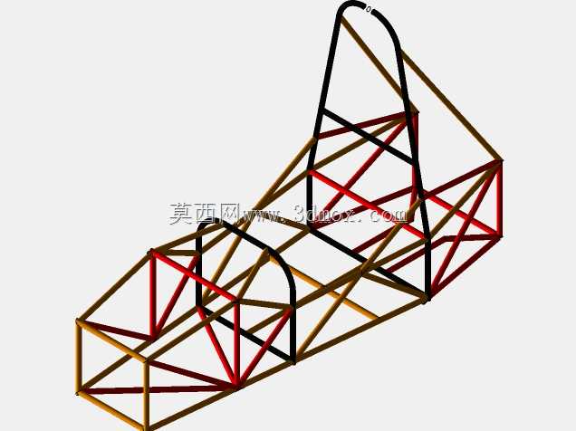 F1学生滚笼模型