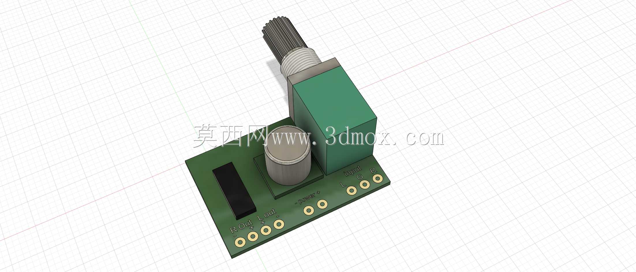 带音量的Degraw PAM8043音频放大器模块