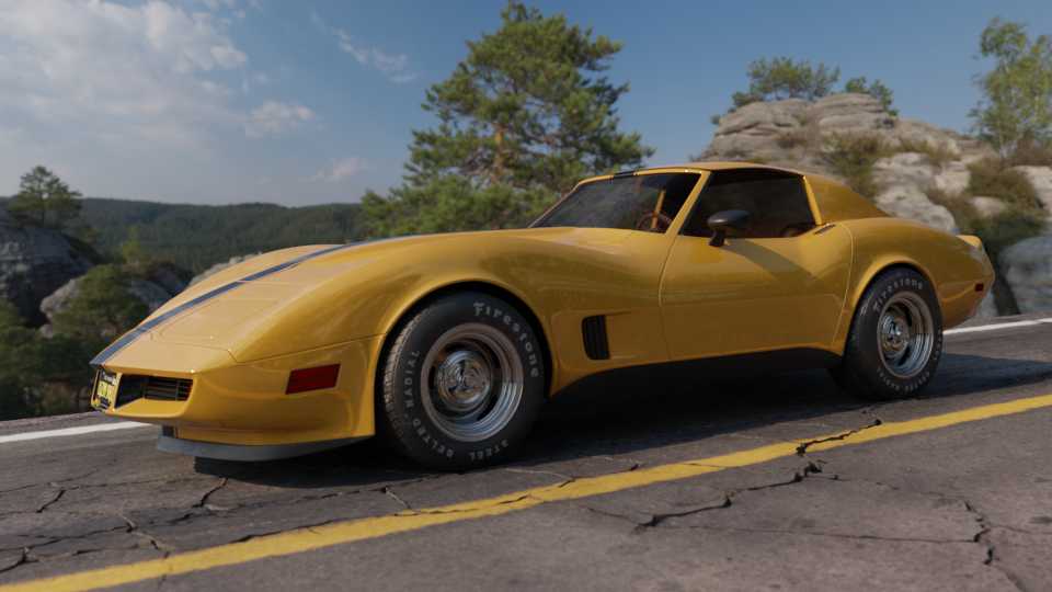 ѩ����Corvette Stingray C3 Coupe 1974