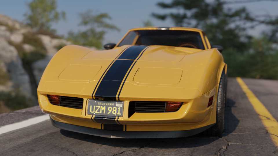 ѩ����Corvette Stingray C3 Coupe 1974