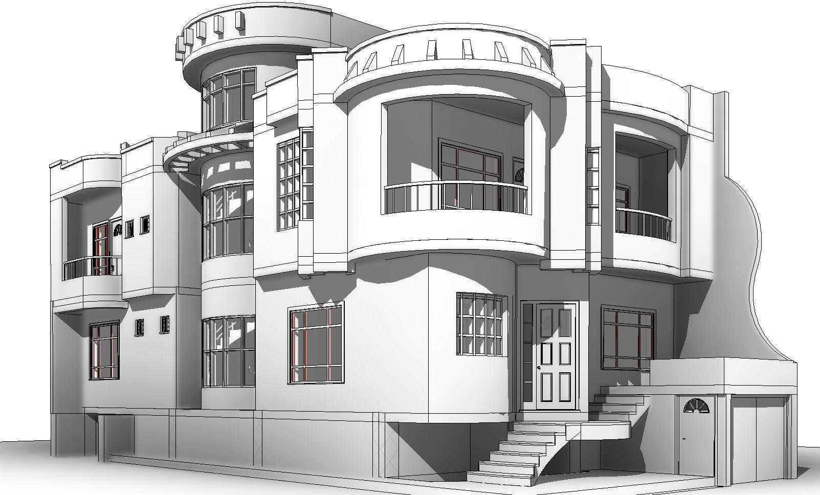 200 m2 rukn车库(Revit)