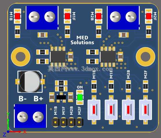RZ7889 3安培直流电机驱动器-MED解决方案