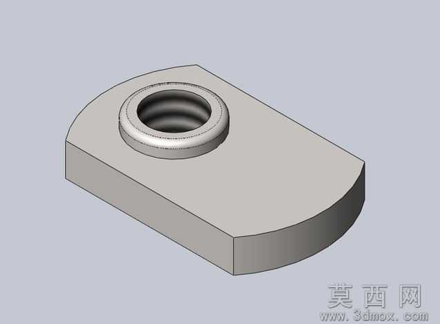 1/4-20UNCOFFCENTERWELDNUT