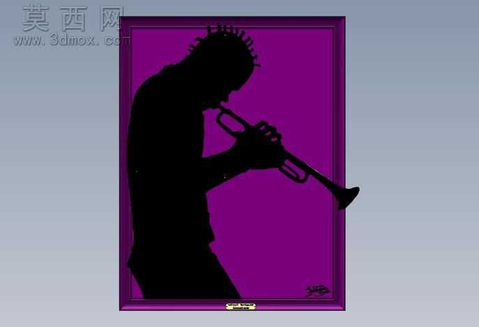 Silhouette-TrumpetPlayer
