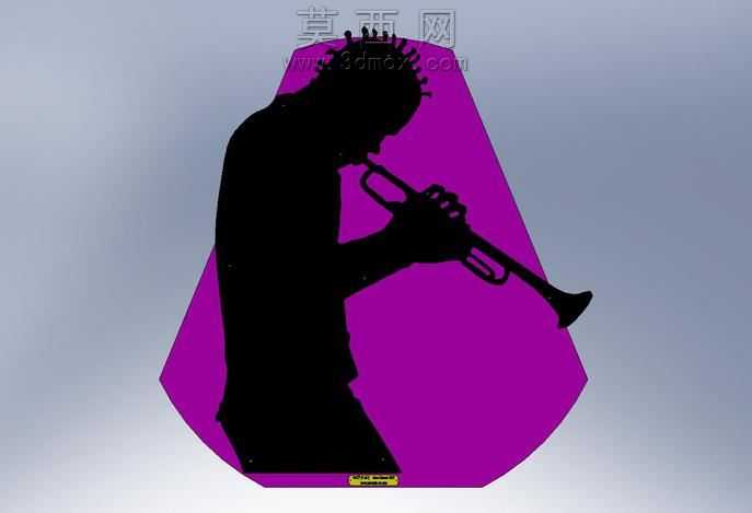 Silhouette-TrumpetPlayer
