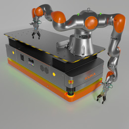 KMP1500上的机器人KUKA Iiwa 14