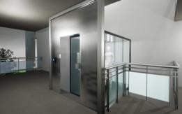 Elevator Render para