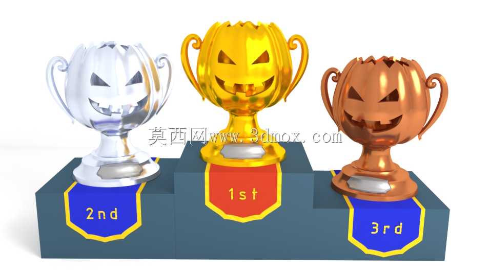 南瓜雕刻比赛奖杯