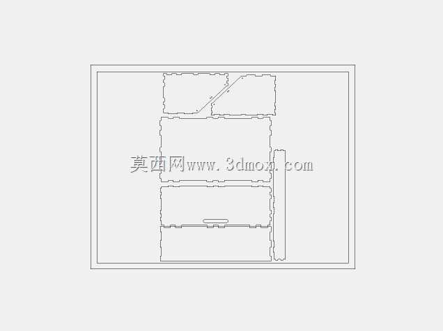 激光切割机箱84HP 6U Studio