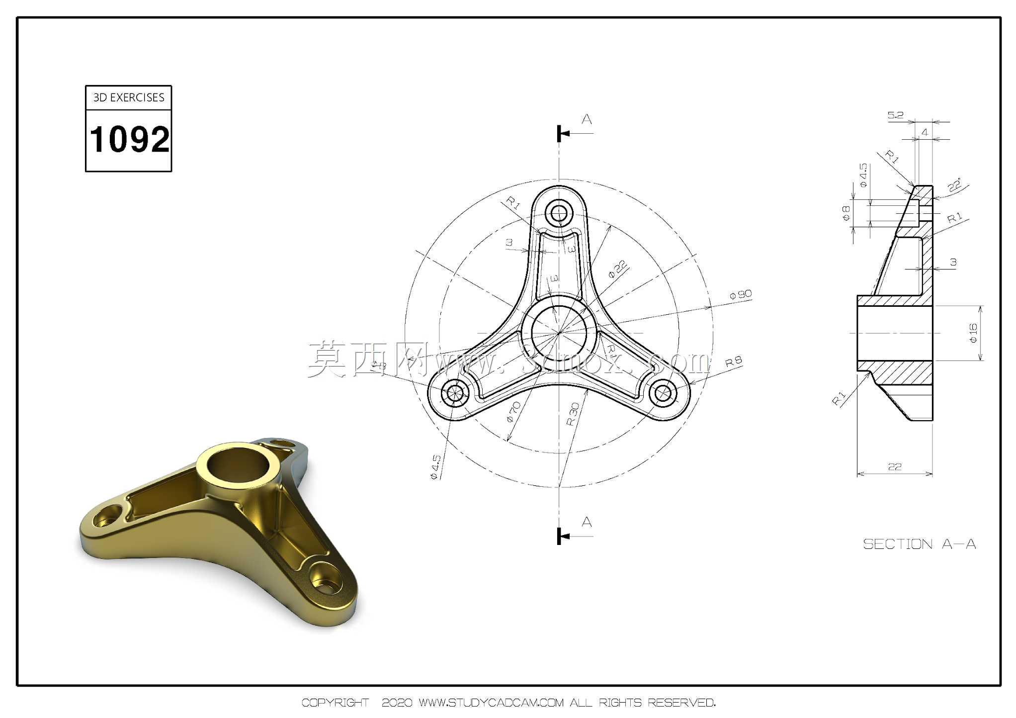 3D CAD��ϰ1092