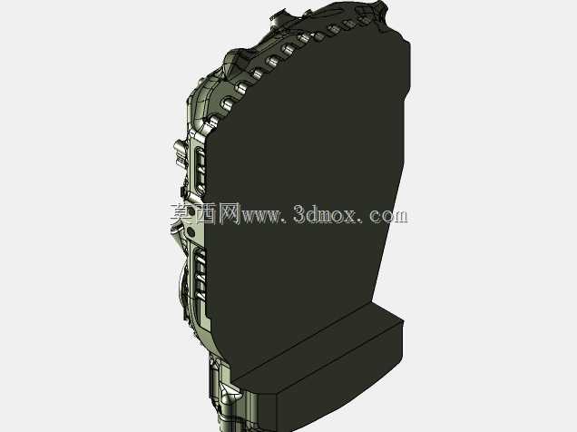 HTS900/LTS101型直升机涡轮轴(高度详细)STEP文件