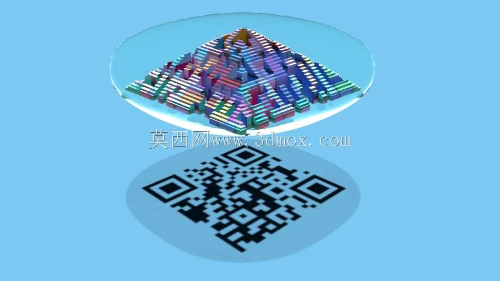 Stratasys Design\u Pebble\u QR\u code\u Shadow\u Art
