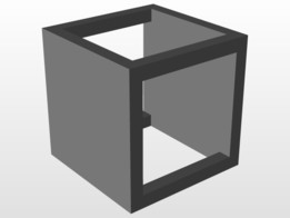 3d打印测试立方体悬垂