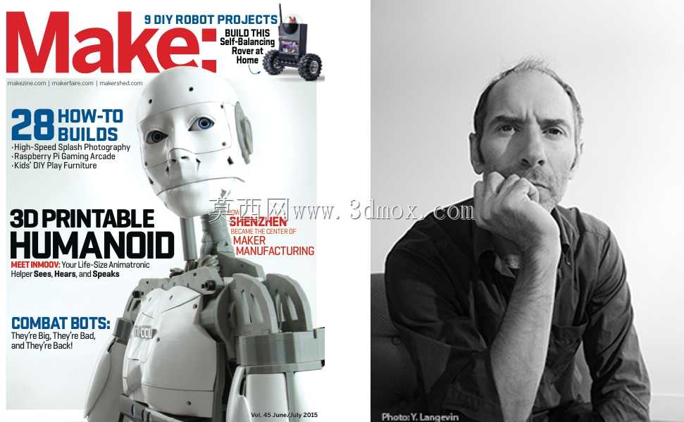 InMoov je první开源3D ti?těnyrobot v?ivotnívelikosti