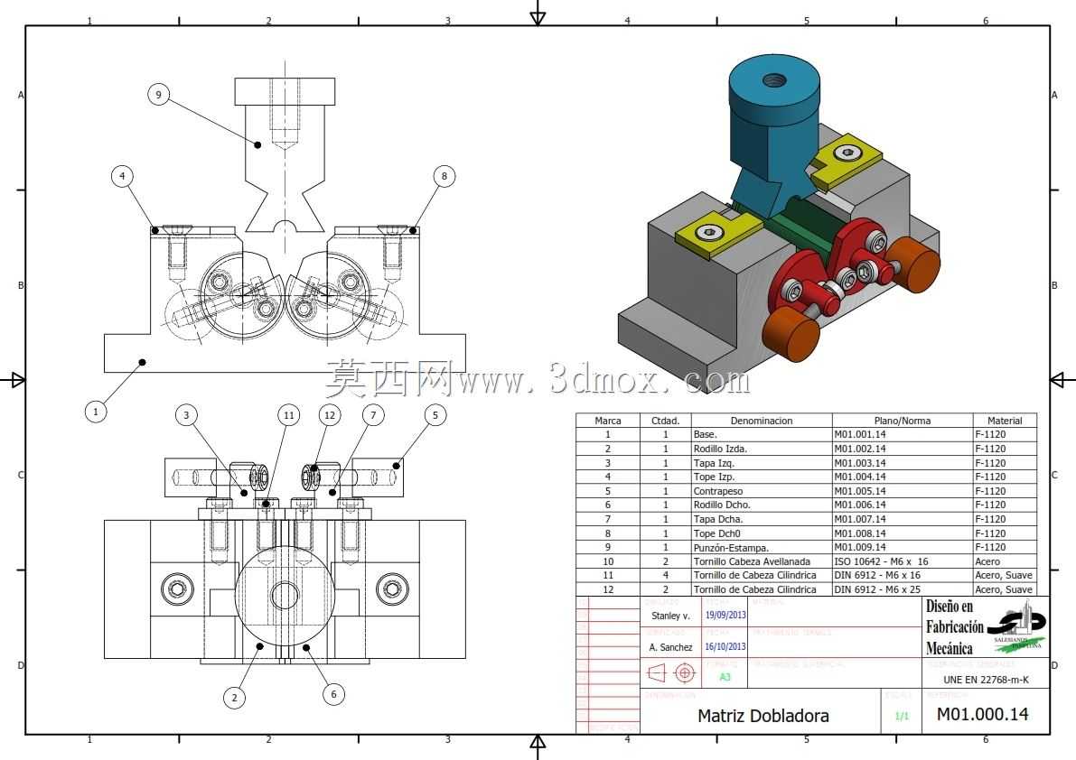 MATRIZ DOBLADORA��3D����