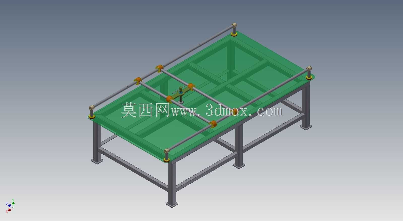 Mesa de Soldagem com Pisador Móvel