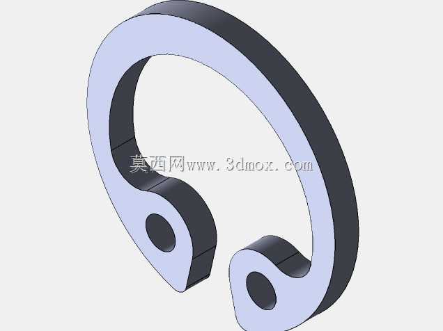 ���Ե�ȦDIN 472�׾�8mm-165mm-Solidworks�ߴ�����-Anel elastico