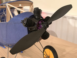 Velie Monocoupe RC 5缸发动机假人